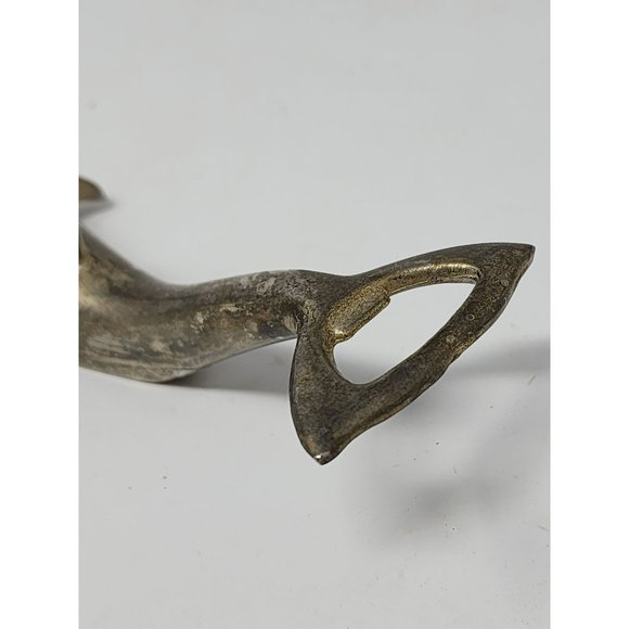 Vintage Barware‎ Silver Tone Metal Dolphin Bottle Opener - Picture 4 of 6
